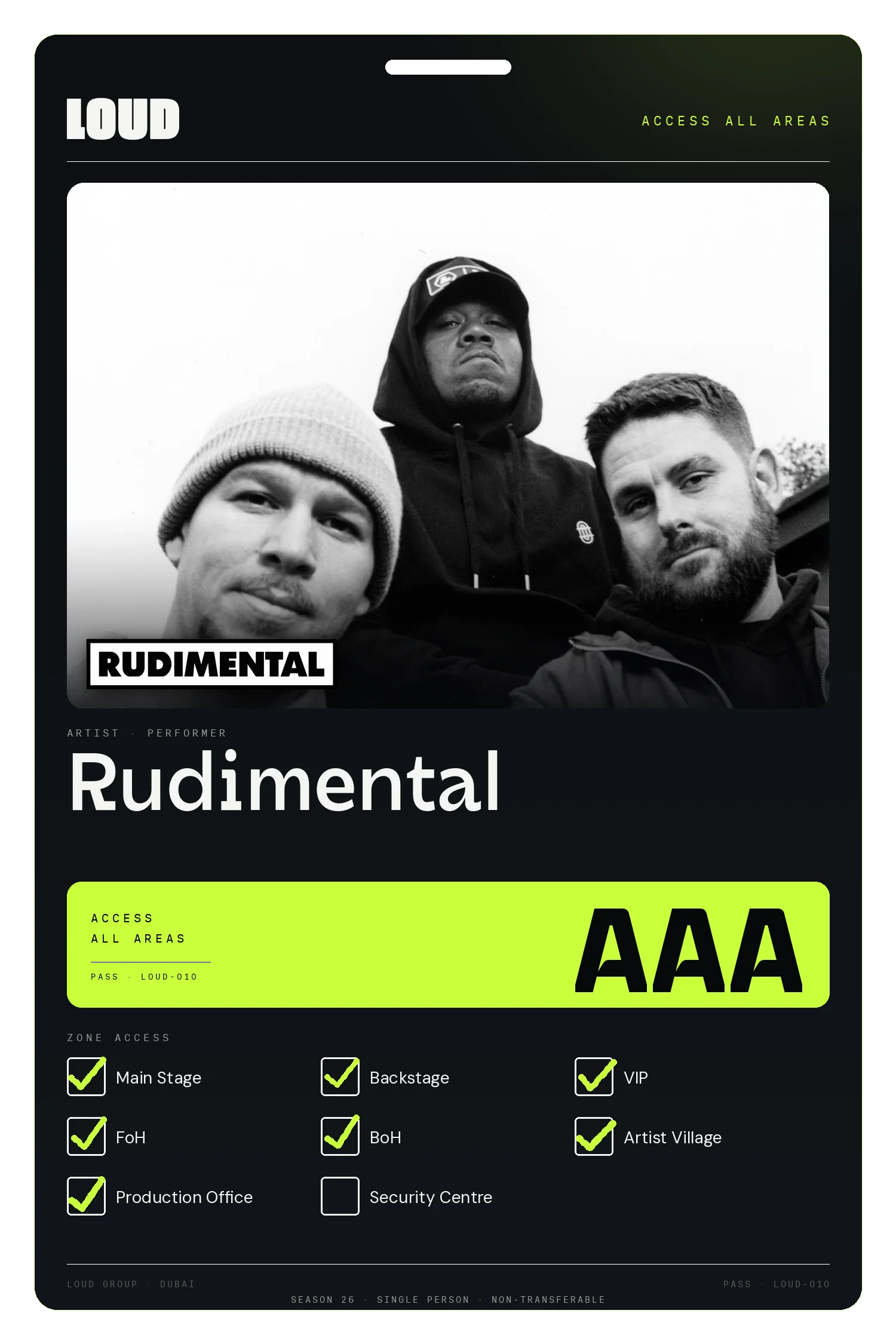 Rudimental — LOUD artist